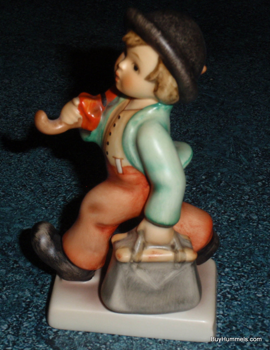"Merry Wanderer" Goebel Hummel Figurine #11 2/0 - Little Boy With Suitcase And Umbrella!