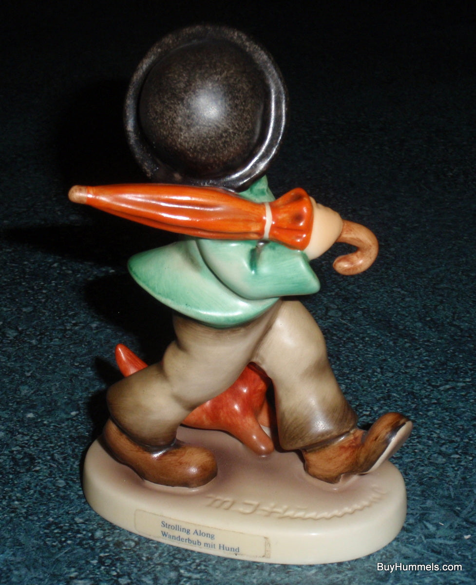 "Strolling Along" Goebel Hummel Figurine #5 - Little Boy With Puppy Dog!