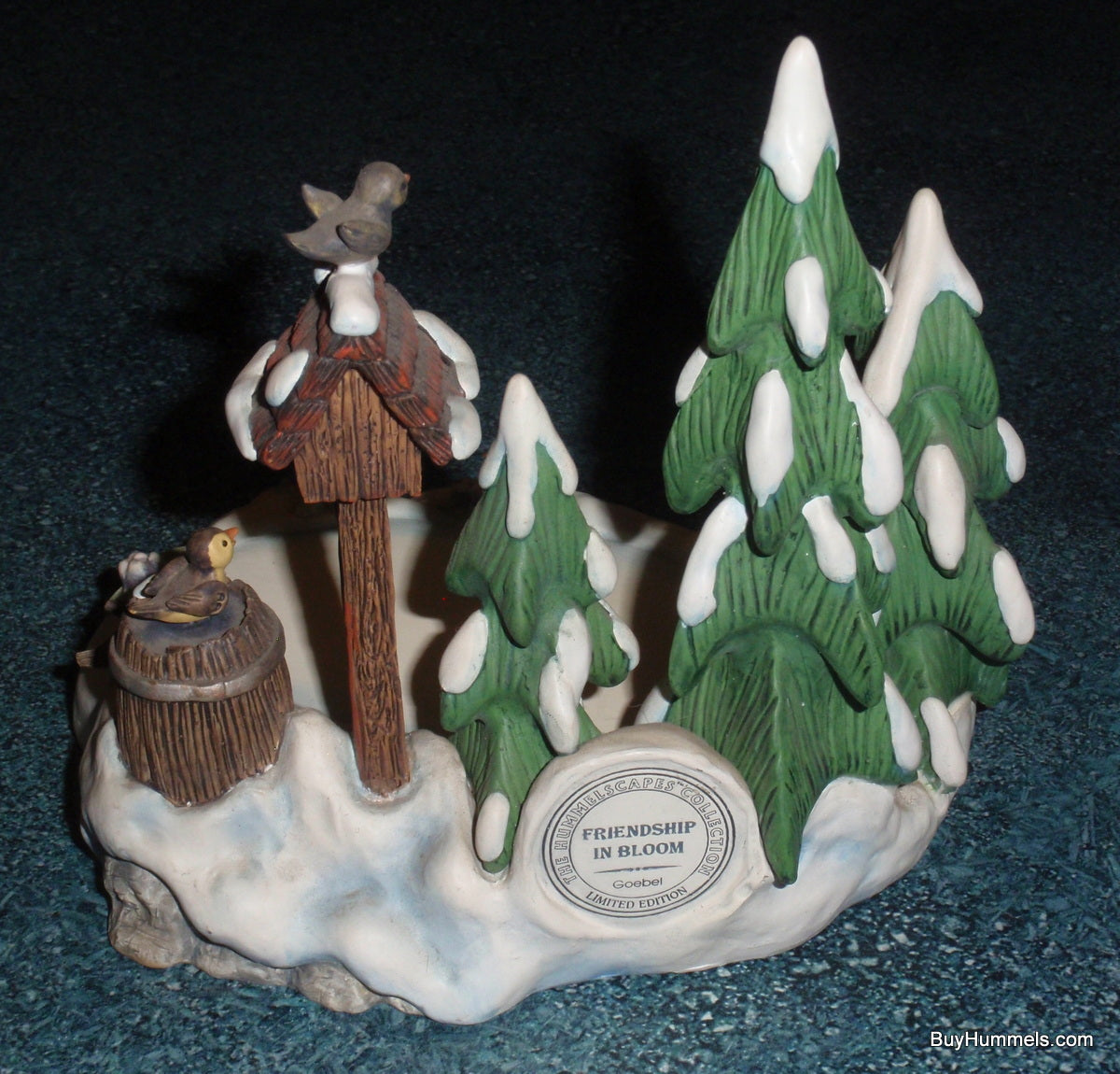 1998 Goebel The Hummelscape Collection Hummel Scape FRIENDSHIP IN BLOOM 1004-D - Goes With Peaceful Offering Hummel Figurine!
