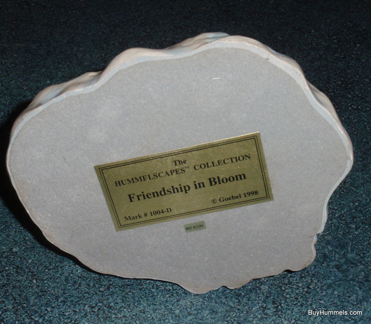 1998 Goebel The Hummelscape Collection Hummel Scape FRIENDSHIP IN BLOOM 1004-D - Goes With Peaceful Offering Hummel Figurine!