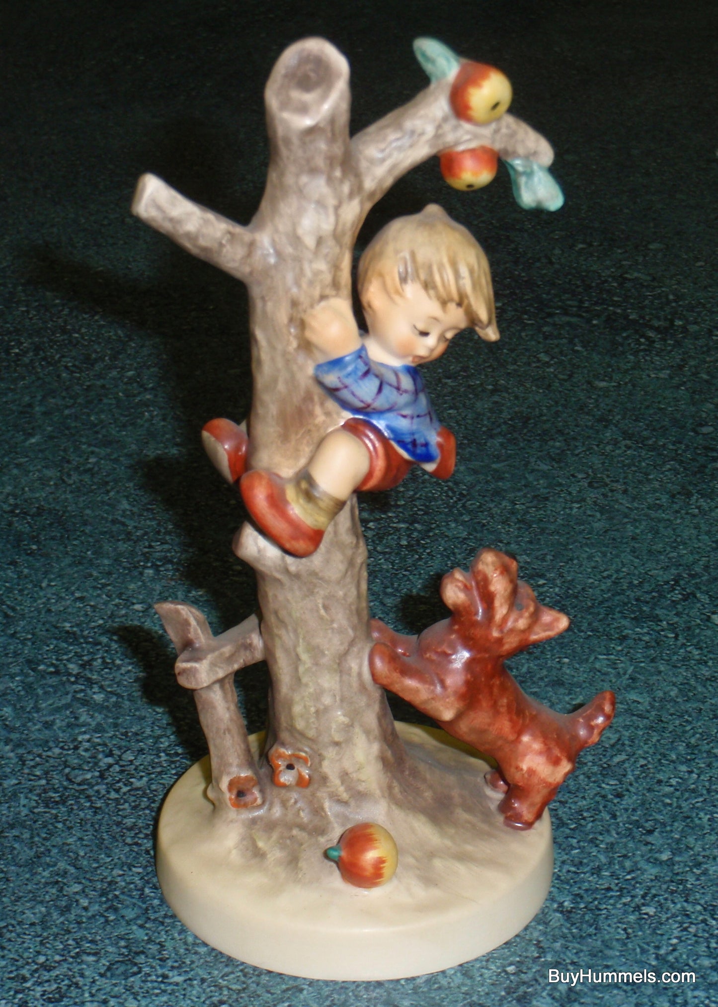 "Culprits" Goebel Hummel Figurine #56/A - Boy In Tree With Dog - Cute Collectible Gift!