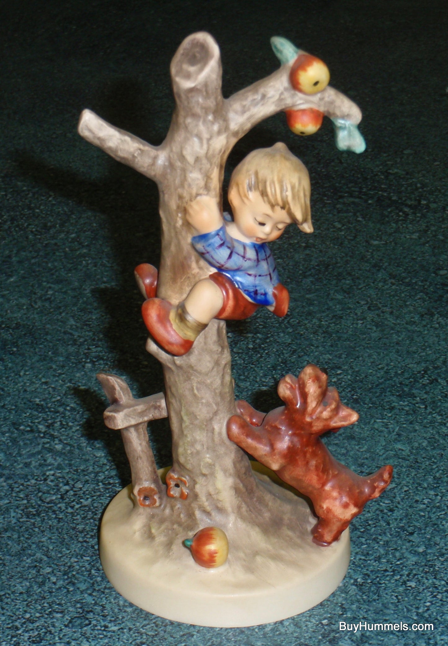"Culprits" Goebel Hummel Figurine #56/A - Boy In Tree With Dog - Cute Collectible Gift!