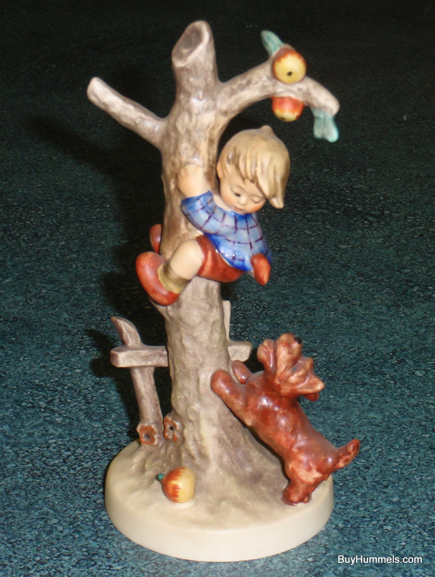 "Culprits" Goebel Hummel Figurine #56/A - Boy In Tree With Dog - Cute Collectible Gift!