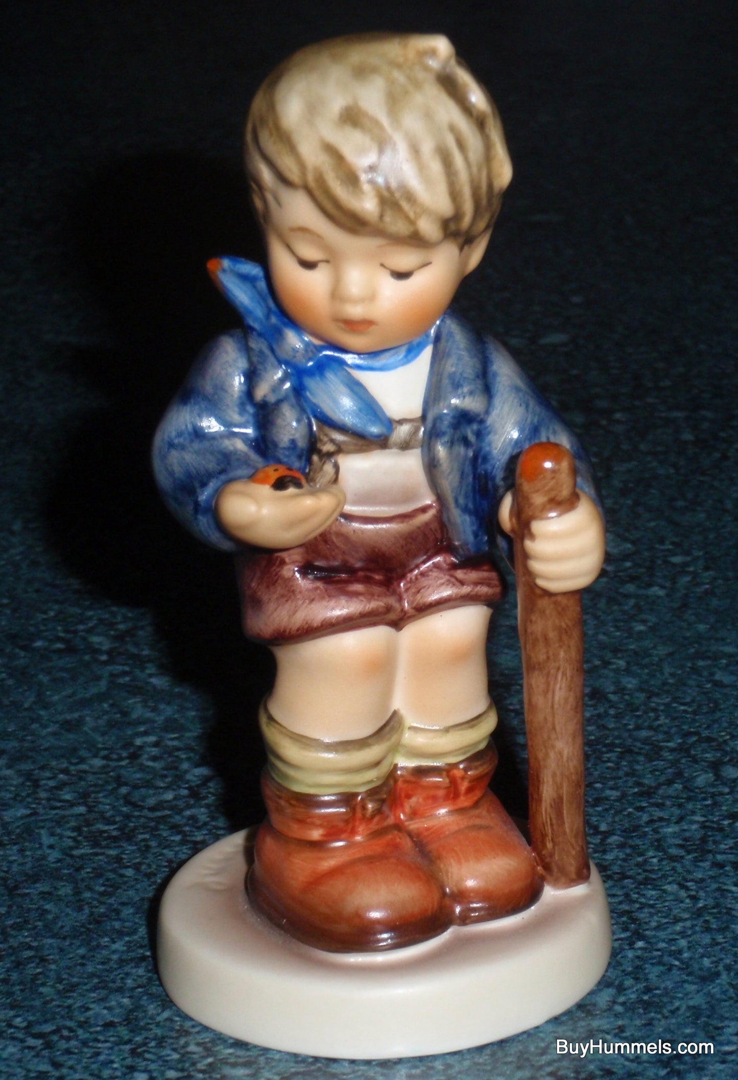 "Summertime Surprise" Goebel Hummel Figurine #428 3/0 - Little Boy With Ladybug!