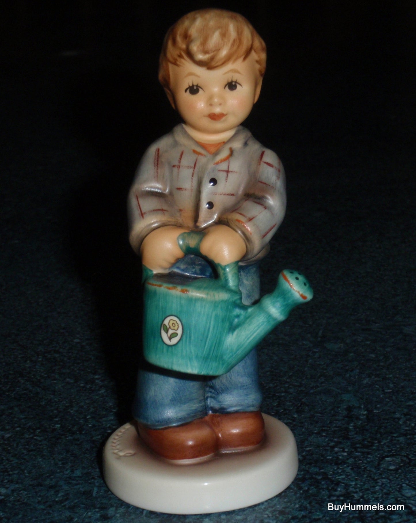 "Always Growing" Goebel Hummel Figurine #2371 TMK9 Boy With Watering Can - GARDENER GIFT!