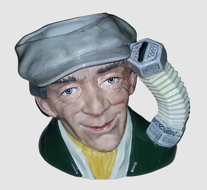 "The Busker" Royal Doulton Character Toby Jug D6775 - Large (6.5")