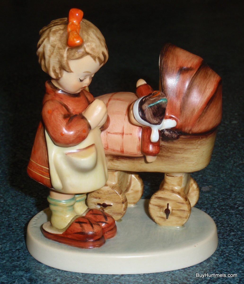 "Doll Mother" Goebel Hummel Praying Figurine #67 - Little Girl With Doll In Baby Carriage!