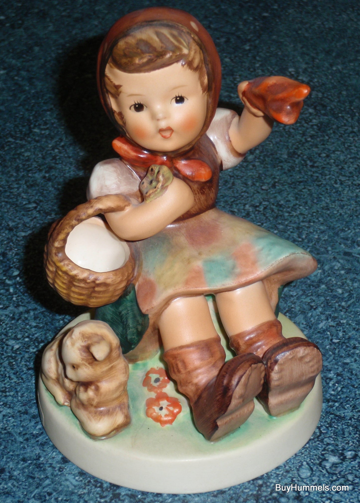 "Farewell" Goebel Hummel Figurine #65 - Girl Waving Goodbye!
