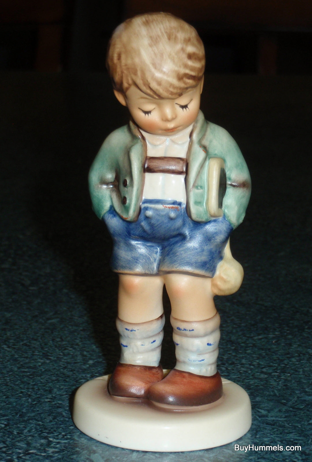 "First Day Of School" Goebel Hummel Figurine #532 - Shy Boy Going To School