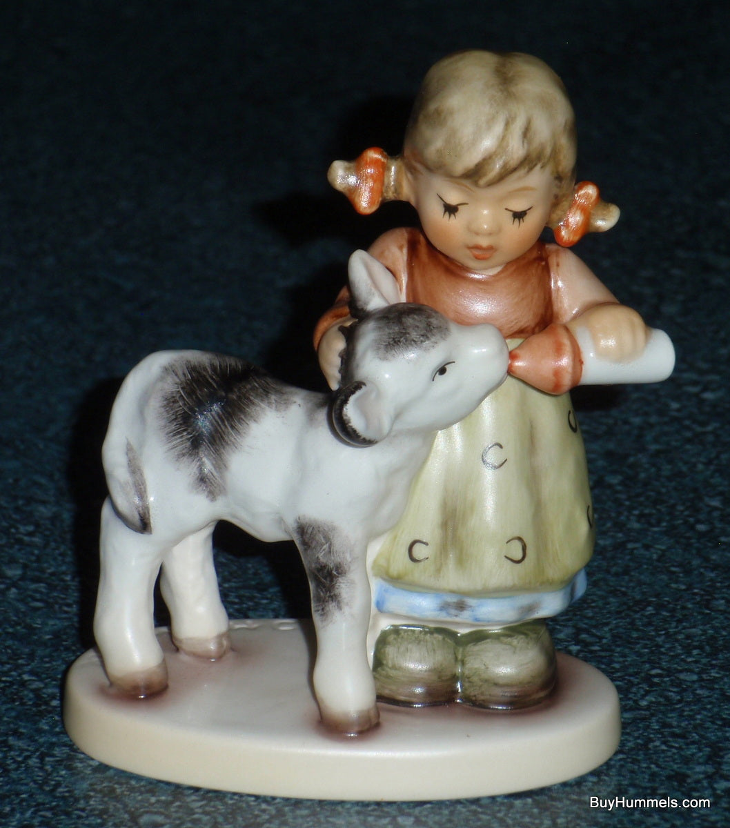 "Friendly Feeding" Goebel Hummel Figurine #2231 Girl With Baby Cow - Cute Farm Life Gift!