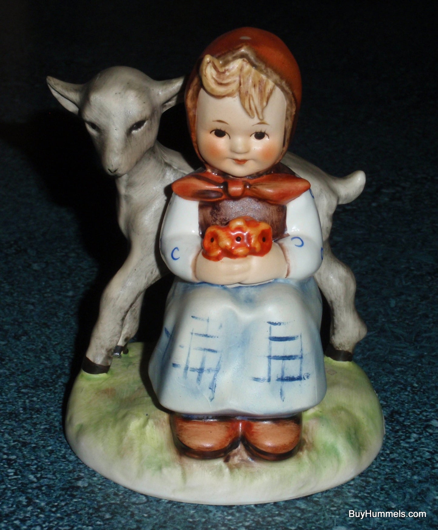 "Good Friends" Goebel Hummel Figurine #182 - Girl With Goat!