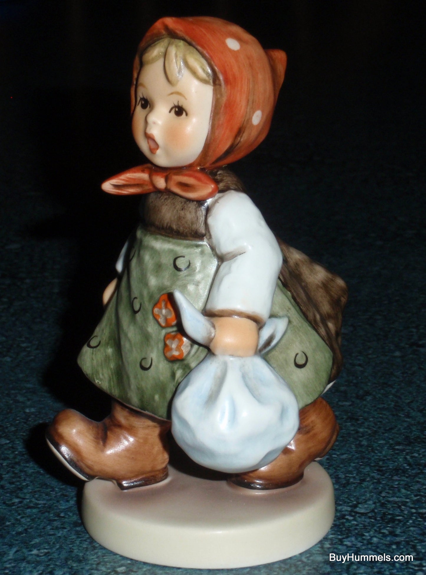 "Grandma's Girl" Goebel Hummel Figurine #561 - Little Girl On The Way To Grandma's House!