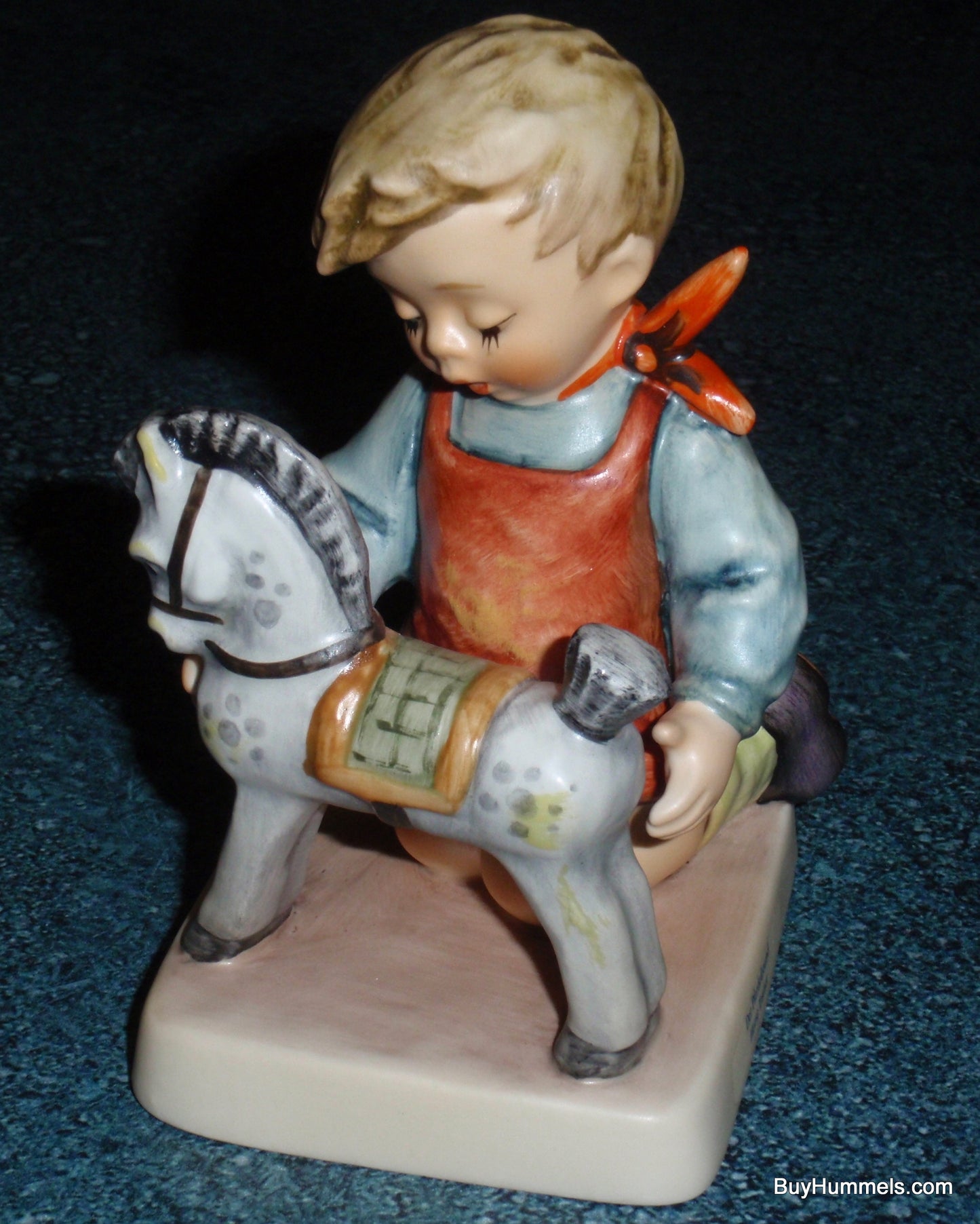 "Horse Trainer" Goebel Hummel Figurine #423 - Little Boy With Toy Horse!
