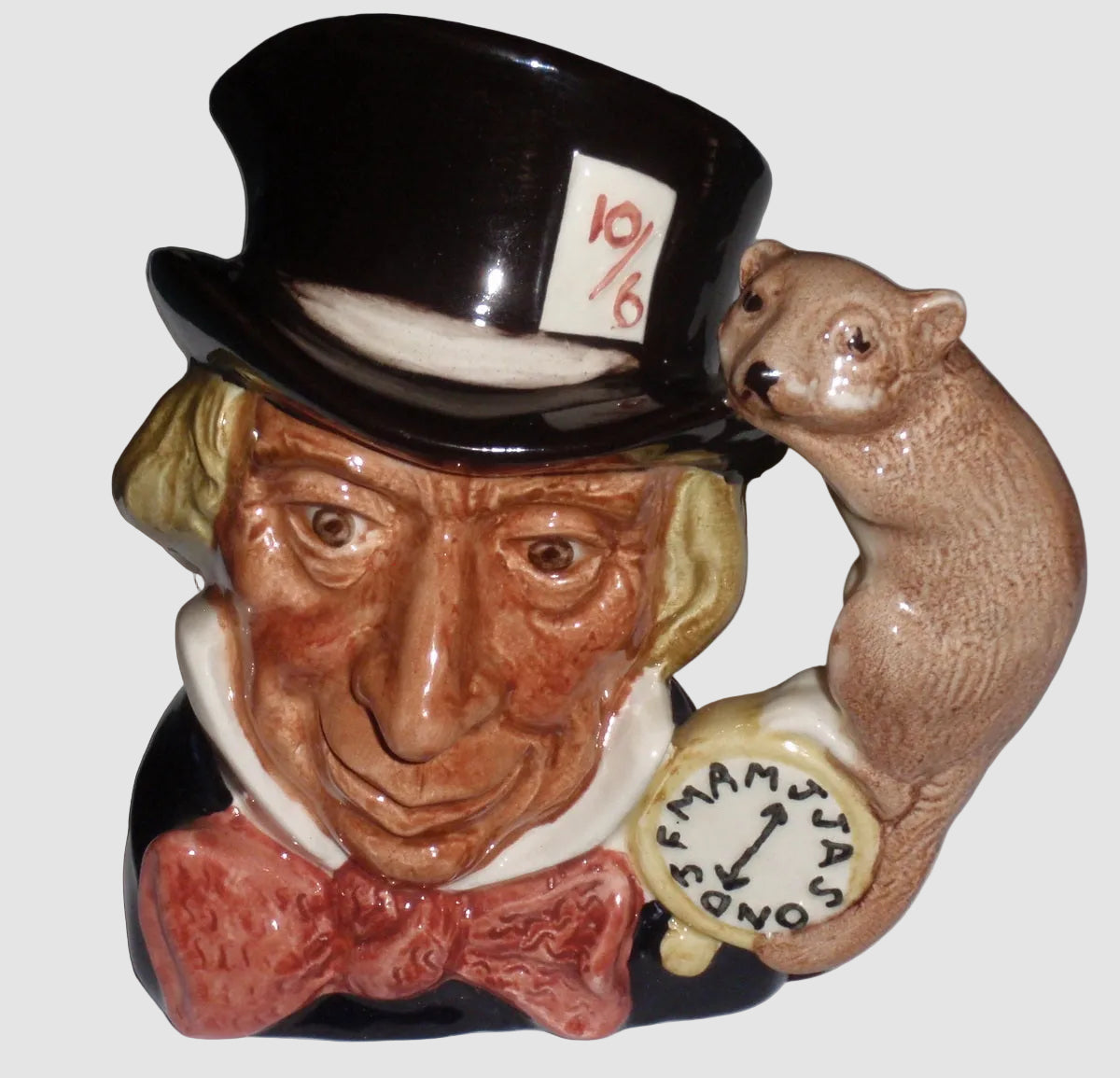 "Mad Hatter" Royal Doulton Character Toby Jug D6602 - Small (4")