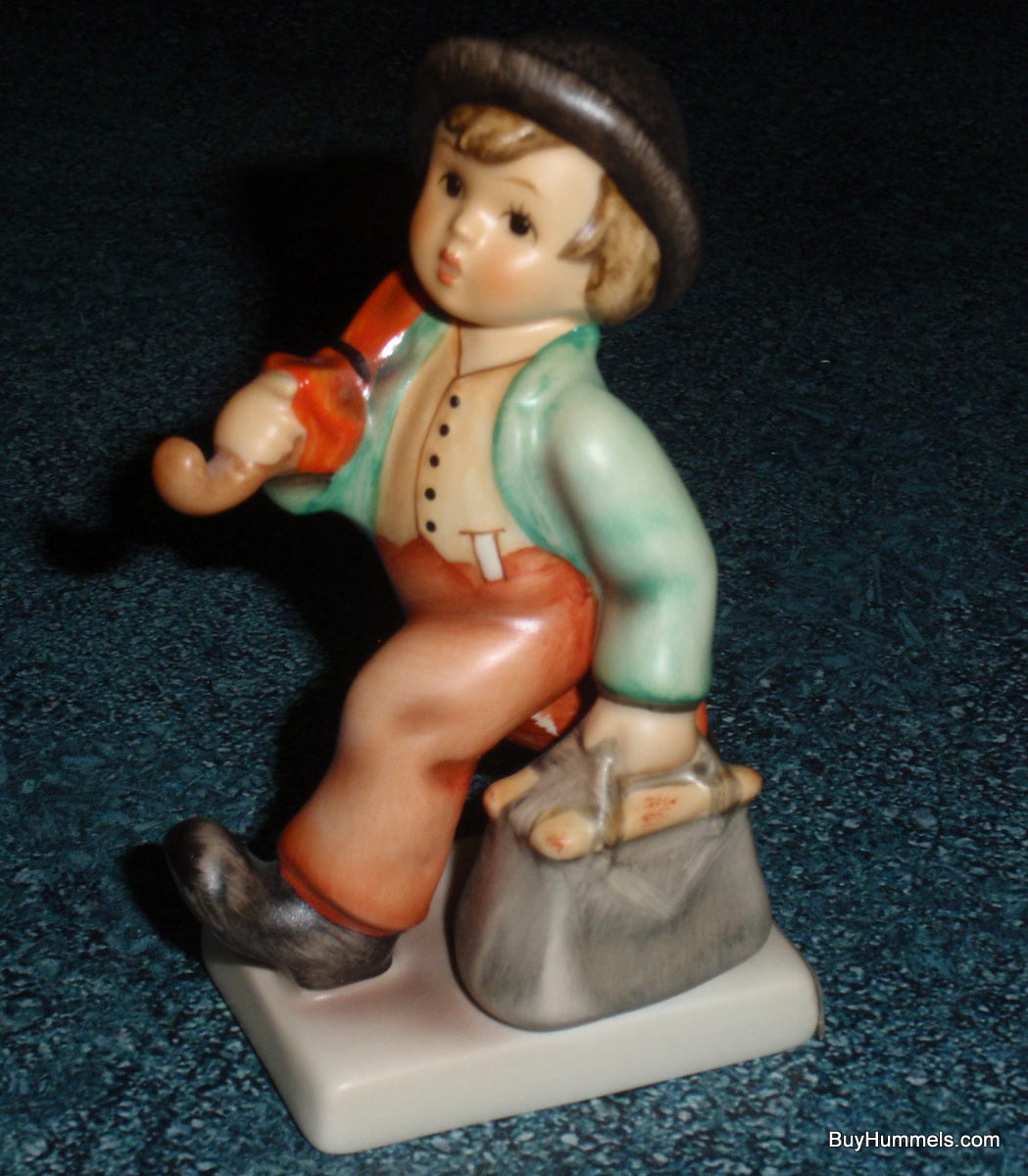 "Merry Wanderer" Goebel Hummel Figurine #11 2/0 - Little Boy With Suitcase And Umbrella!