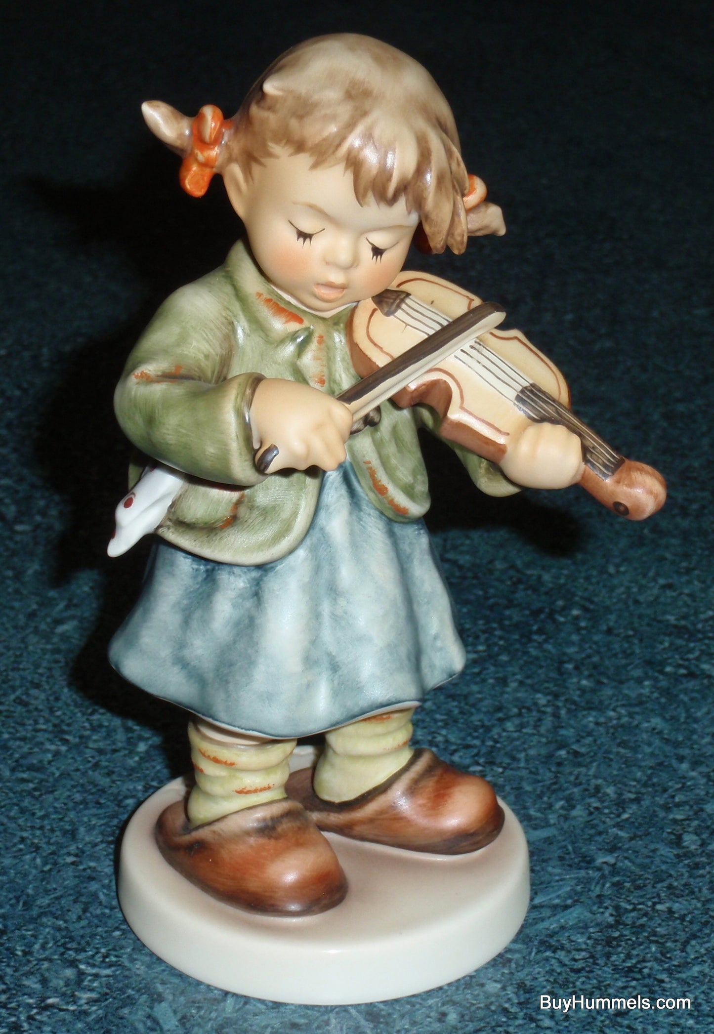 "Perfect Pitch" Goebel Hummel Figurine #2150/A - Little Girl Playing Violin - CUTE GIFT!