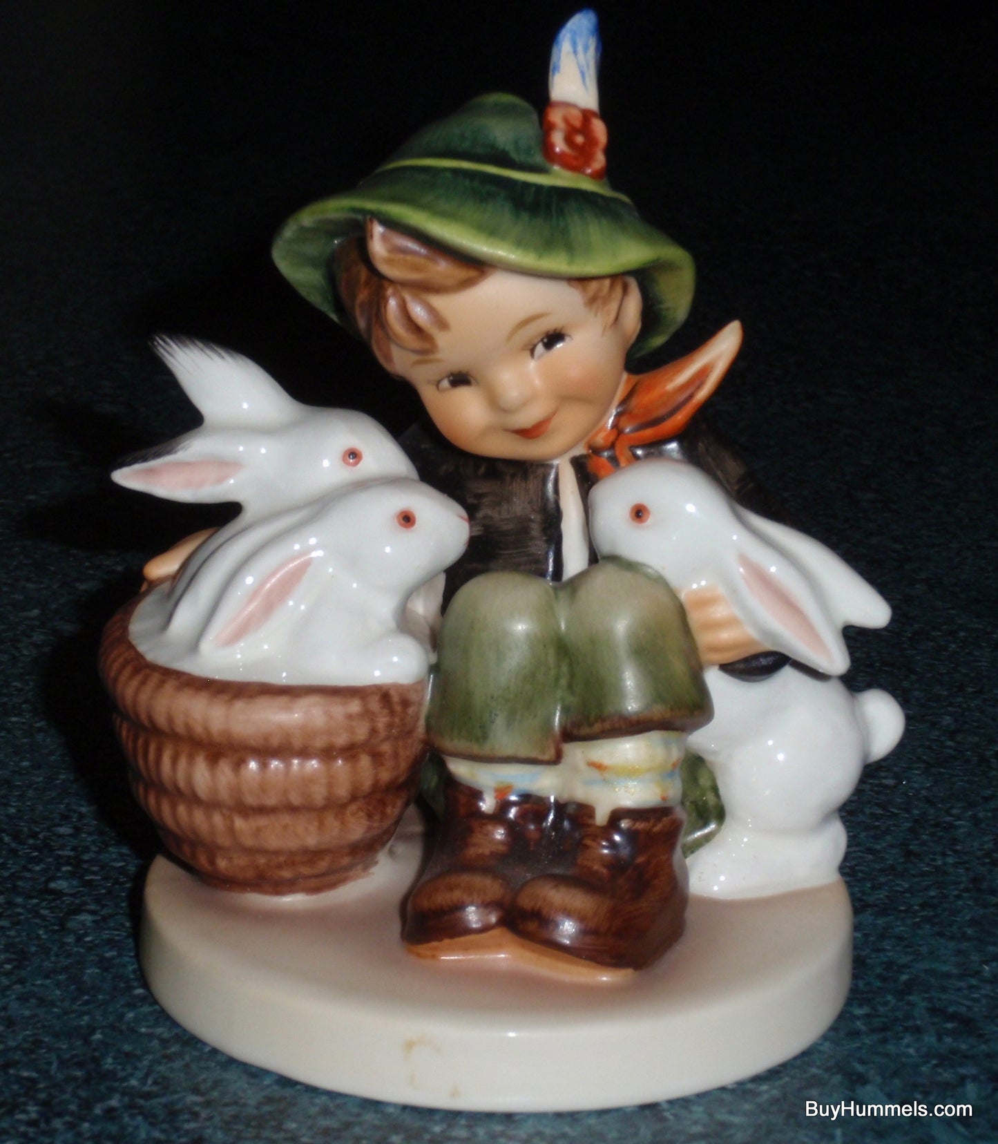 Playmates Goebel Hummel Bunnies Figurine #58/0 - Little Boy With Bunnies!
