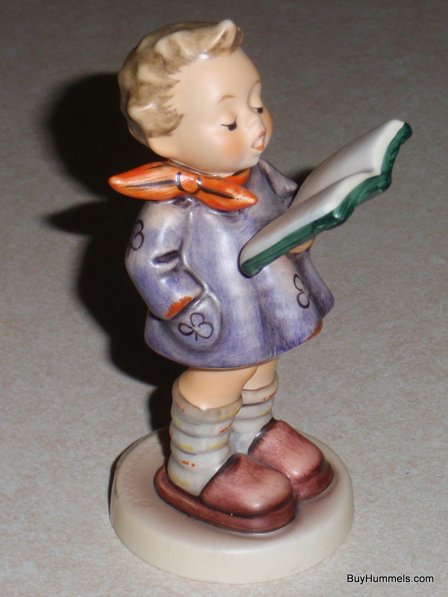LARGE "The Poet" Goebel Hummel Figurine #397/I - Little Boy Readying Poetry - CUTE GIFT!