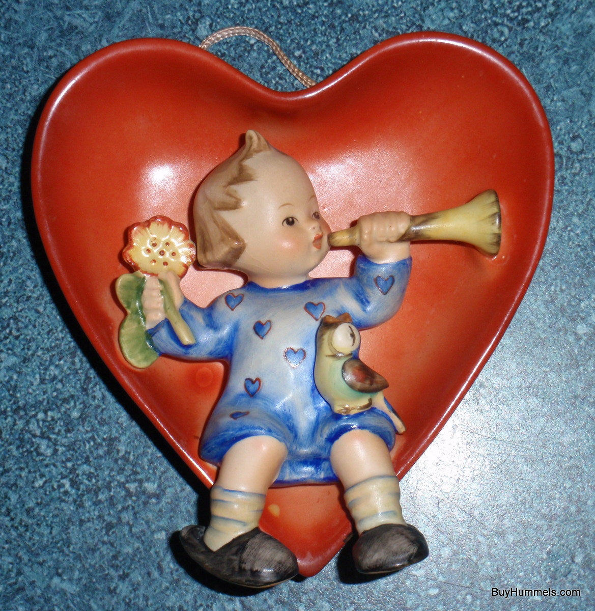 "Tuneful Goodnight" Goebel Hummel Heart Wall Plaque #180