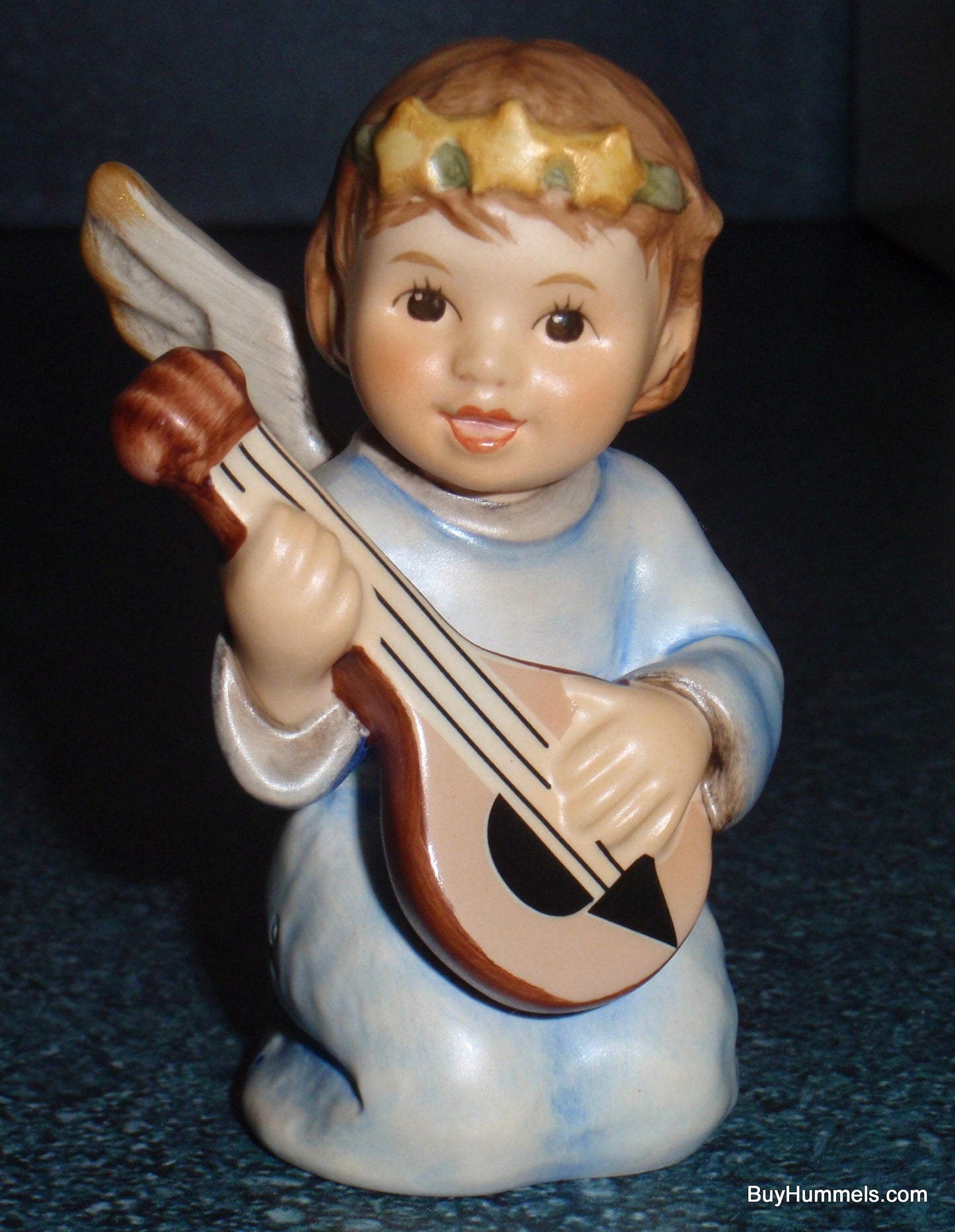 "Angela" Goebel Hummel Nativity Figurine #2230/L TMK8 Angel Playing Lute