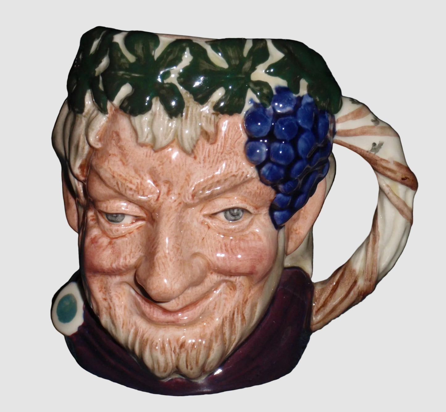 Bacchus Royal Doulton Character Toby Jug D6505 - Dionysus God of Wine (4.25")