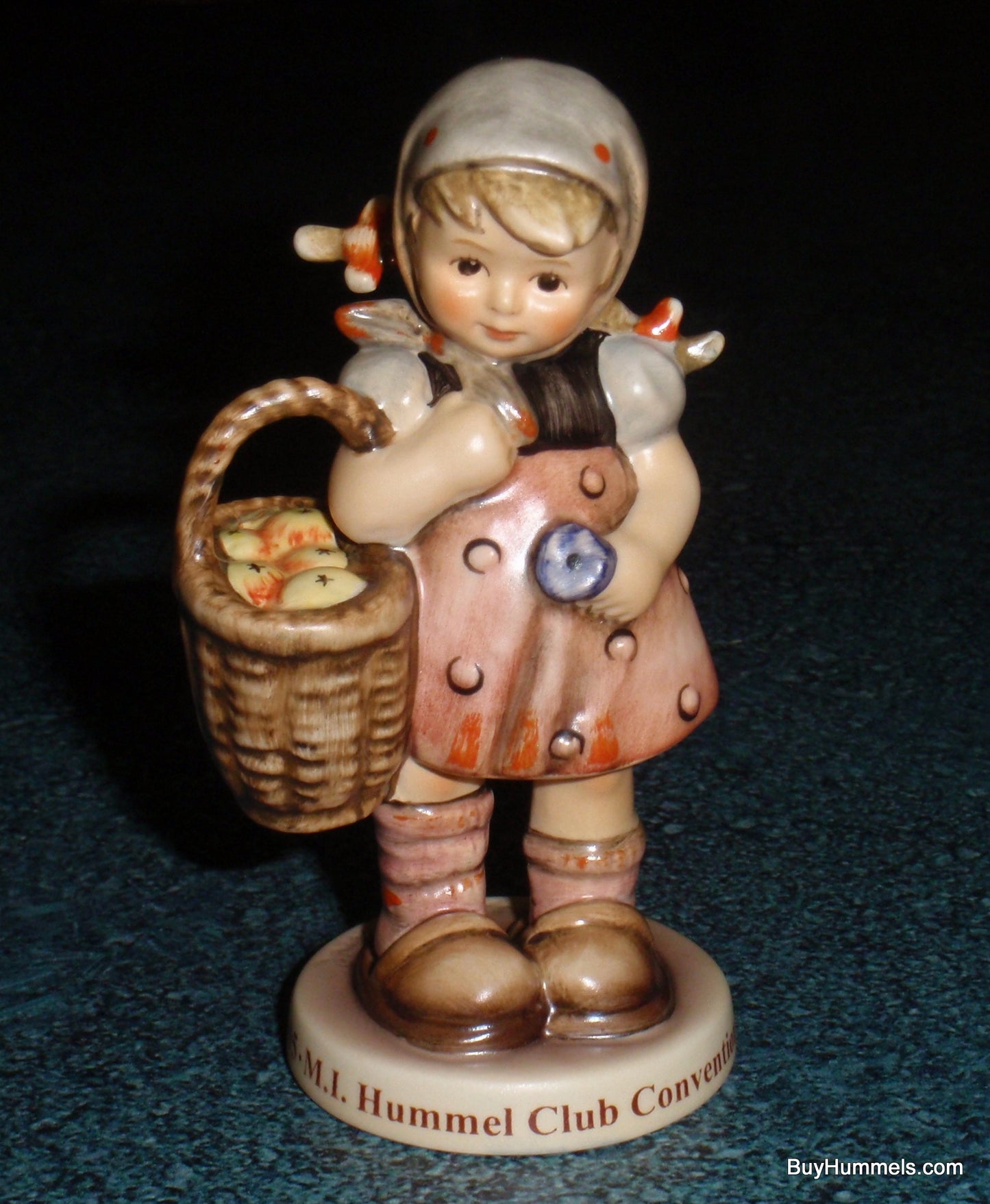 "Do I Dare?" Goebel Hummel Figurine #411 3/0 With Box Signed Special Boston Convention!