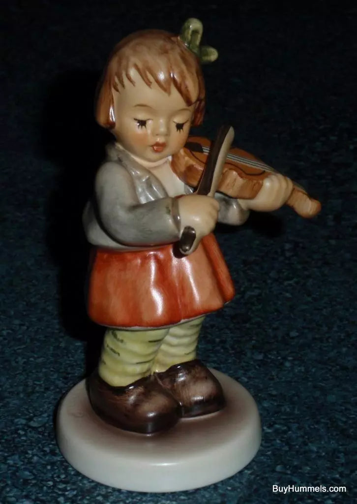 "First Violin" Goebel Hummel Figurine #2184 TMK8 - Little Girl Playing Violin!