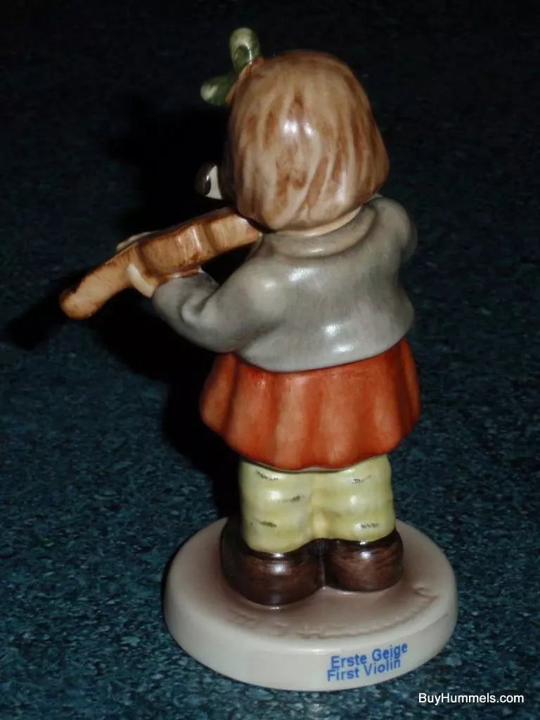 "First Violin" Goebel Hummel Figurine #2184 TMK8 - Little Girl Playing Violin!