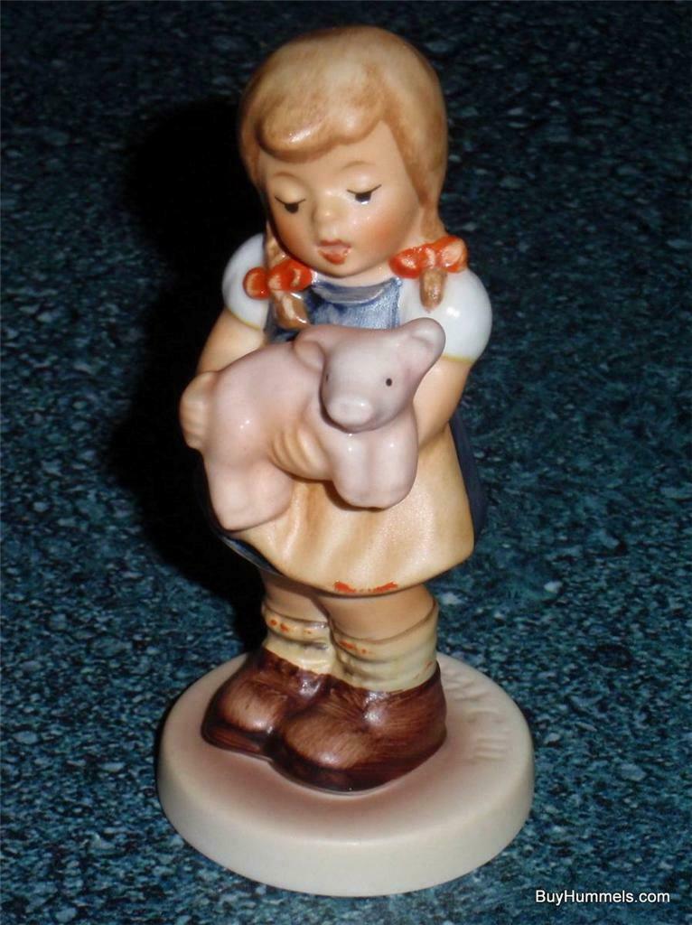 "Pigtails" Goebel Hummel #2052 Figurine Cute Little Girl With Piglet CUTE GIFT!