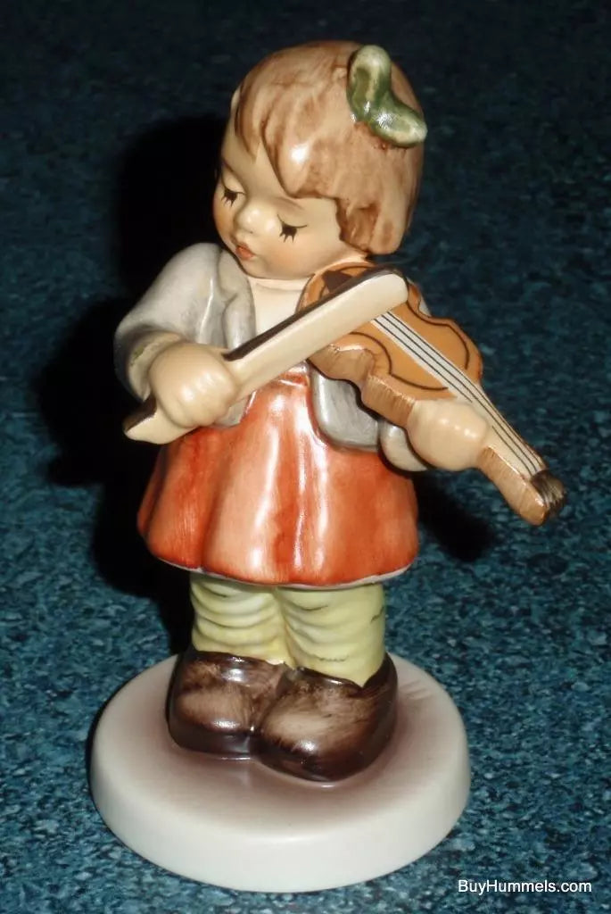"First Violin" Goebel Hummel Figurine #2184 TMK8 - Little Girl Playing Violin!