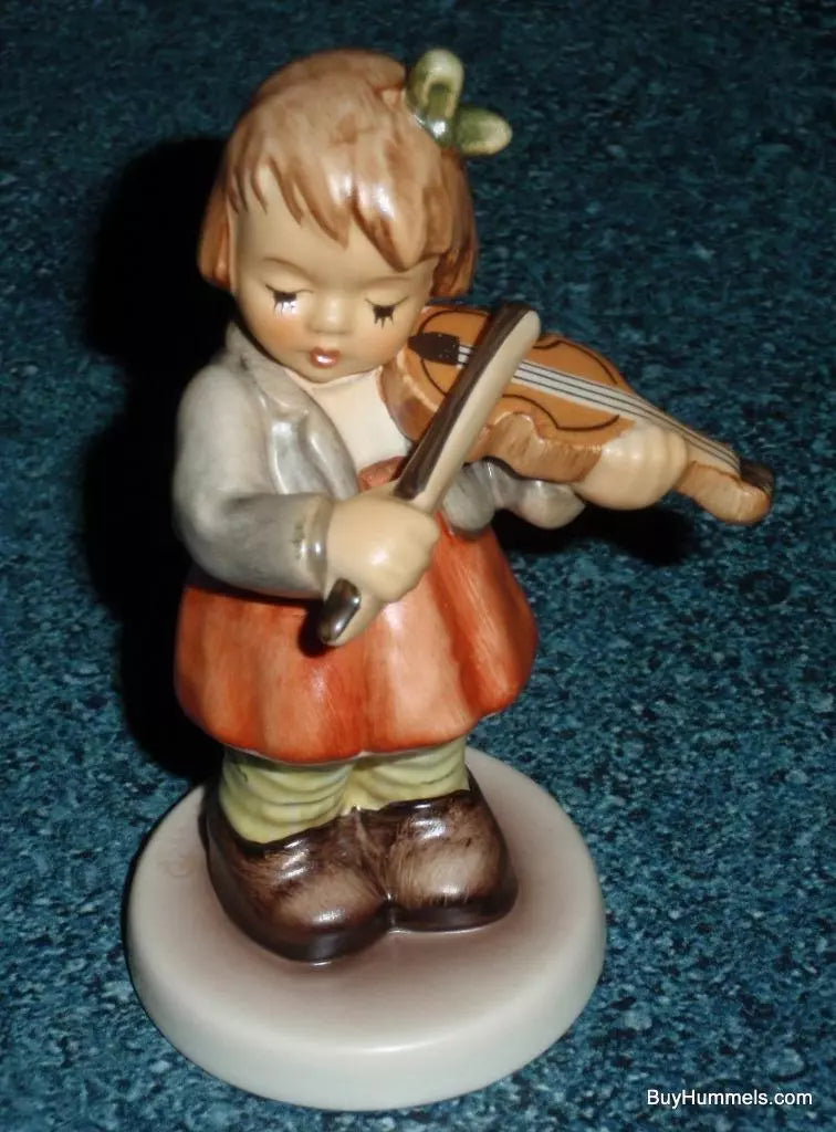 "First Violin" Goebel Hummel Figurine #2184 TMK8 - Little Girl Playing Violin!