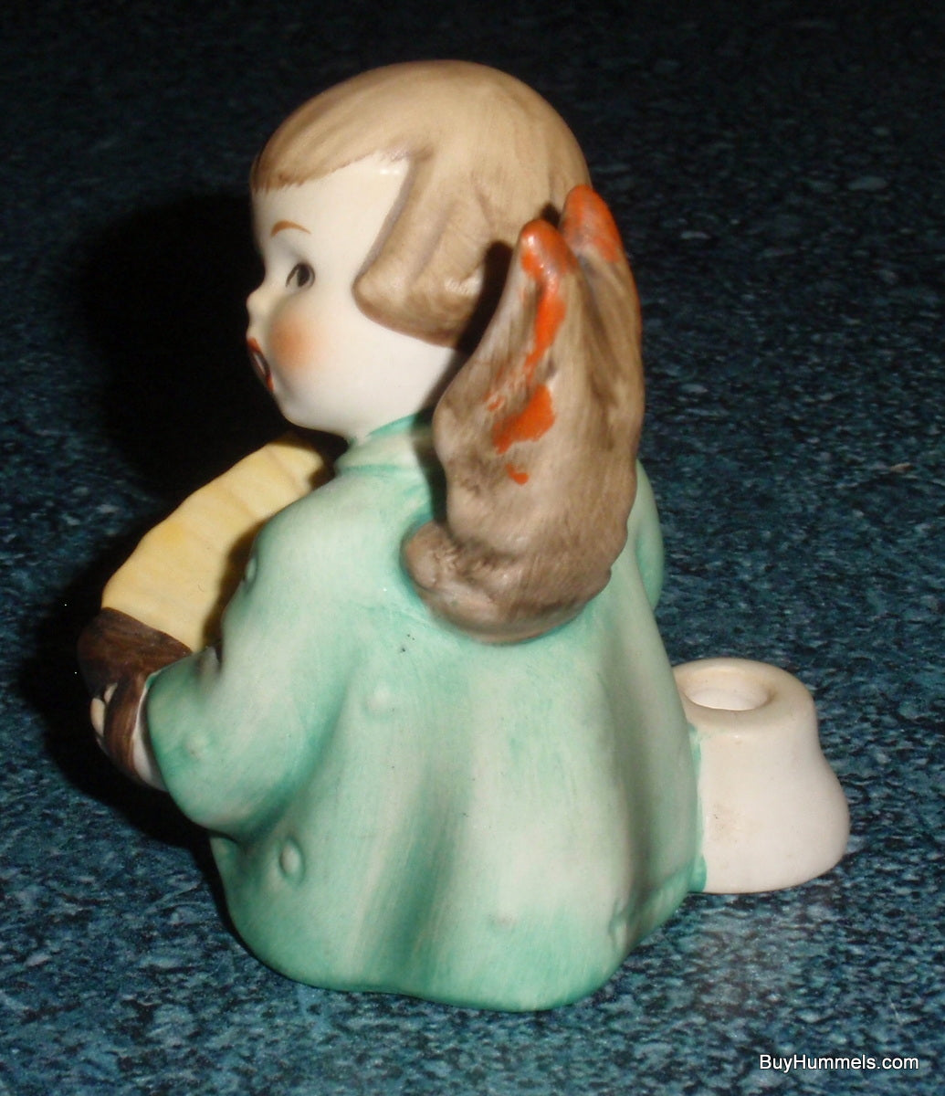 Angel With Accordion Goebel Hummel Candleholder Figurine!