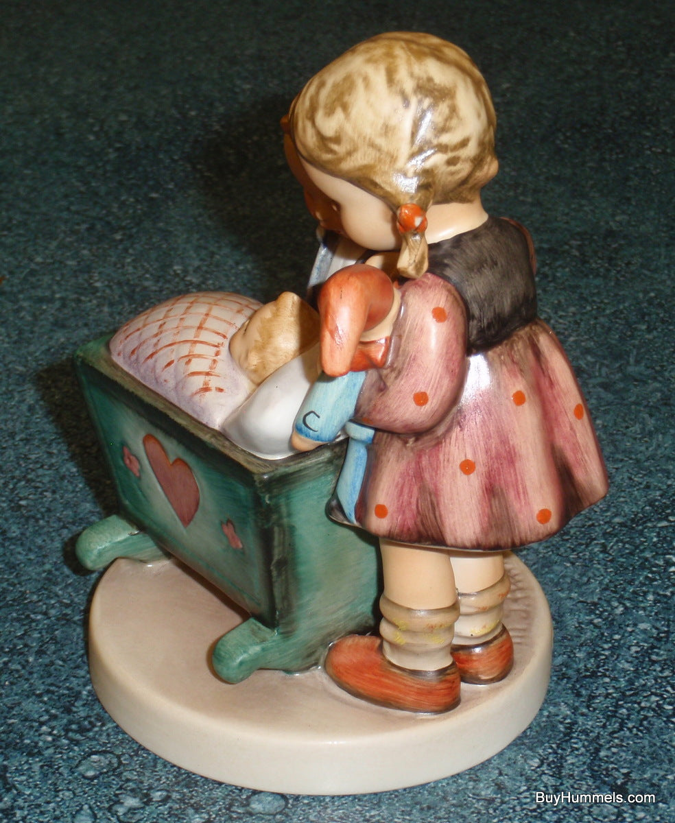 "Blessed Event" Goebel Hummel Figurine #333 - Siblings With Little Newborn Baby!