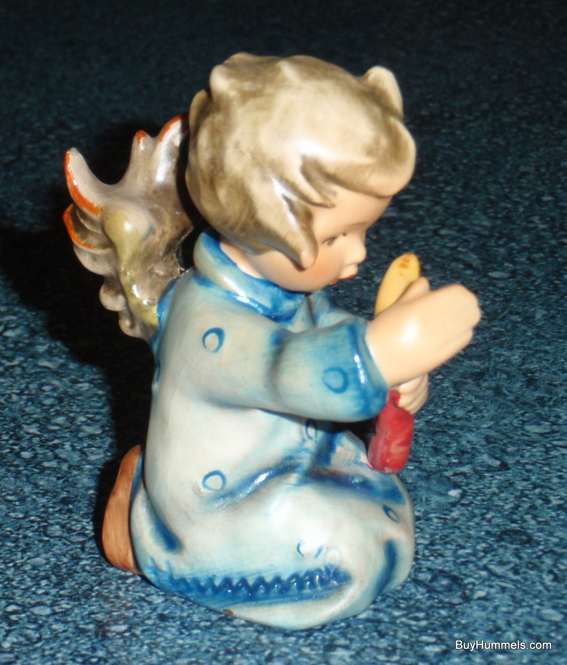 "Shining Light" Goebel Hummel Figurine #358 Angel With Candle In The Wind!