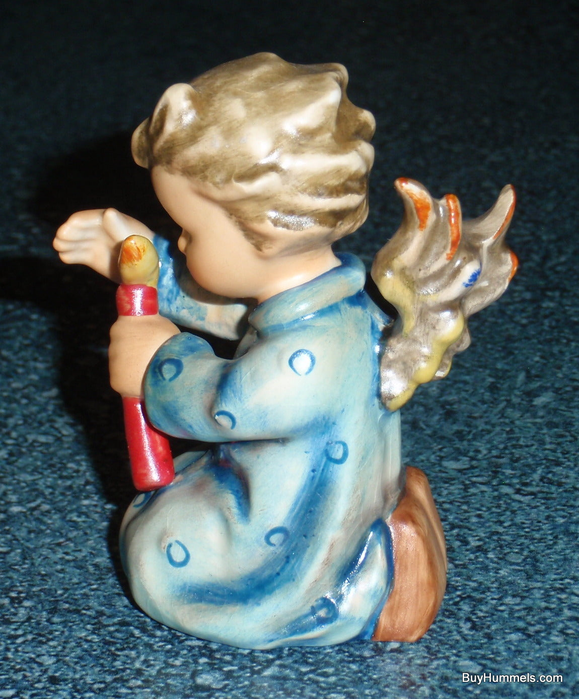 "Shining Light" Goebel Hummel Figurine #358 Angel With Candle In The Wind!