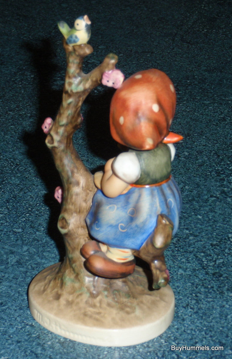 "Apple Tree Girl" With Blue Bird Goebel Hummel Figurine #141/I