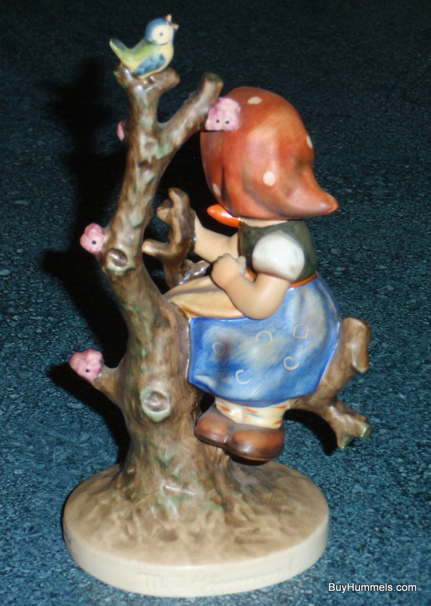 "Apple Tree Girl" With Blue Bird Goebel Hummel Figurine #141/I