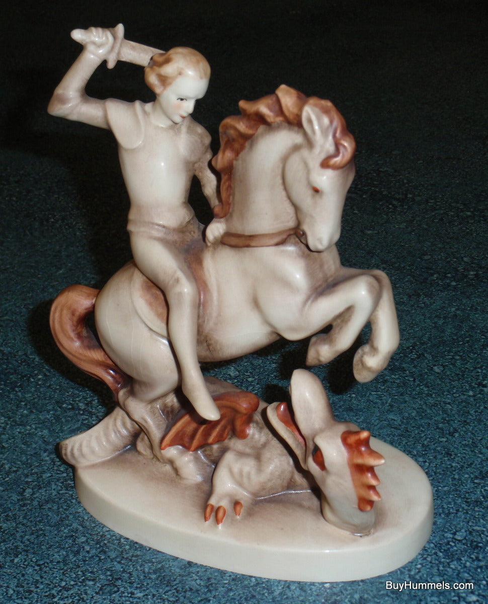 Saint George And The Dragon Goebel Hummel Figurine #55 - RARE COLLECTIBLE!