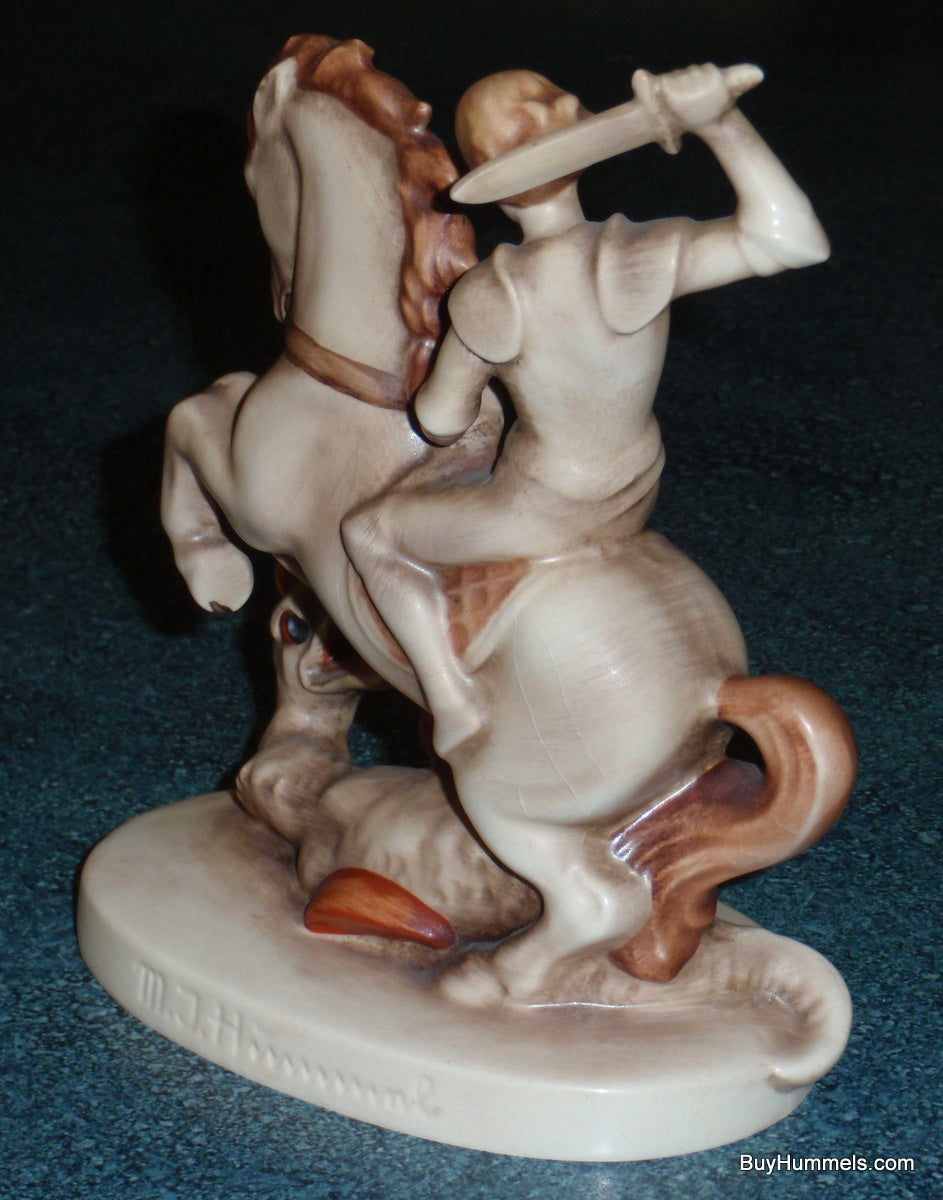 Saint George And The Dragon Goebel Hummel Figurine #55 - RARE COLLECTIBLE!