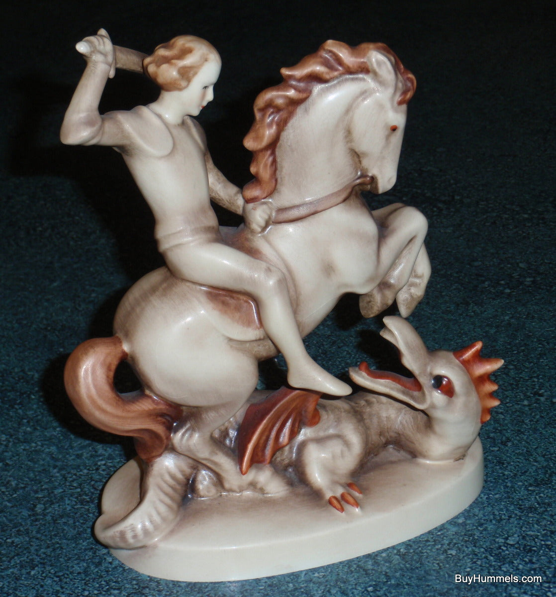 Saint George And The Dragon Goebel Hummel Figurine #55 - RARE COLLECTIBLE!