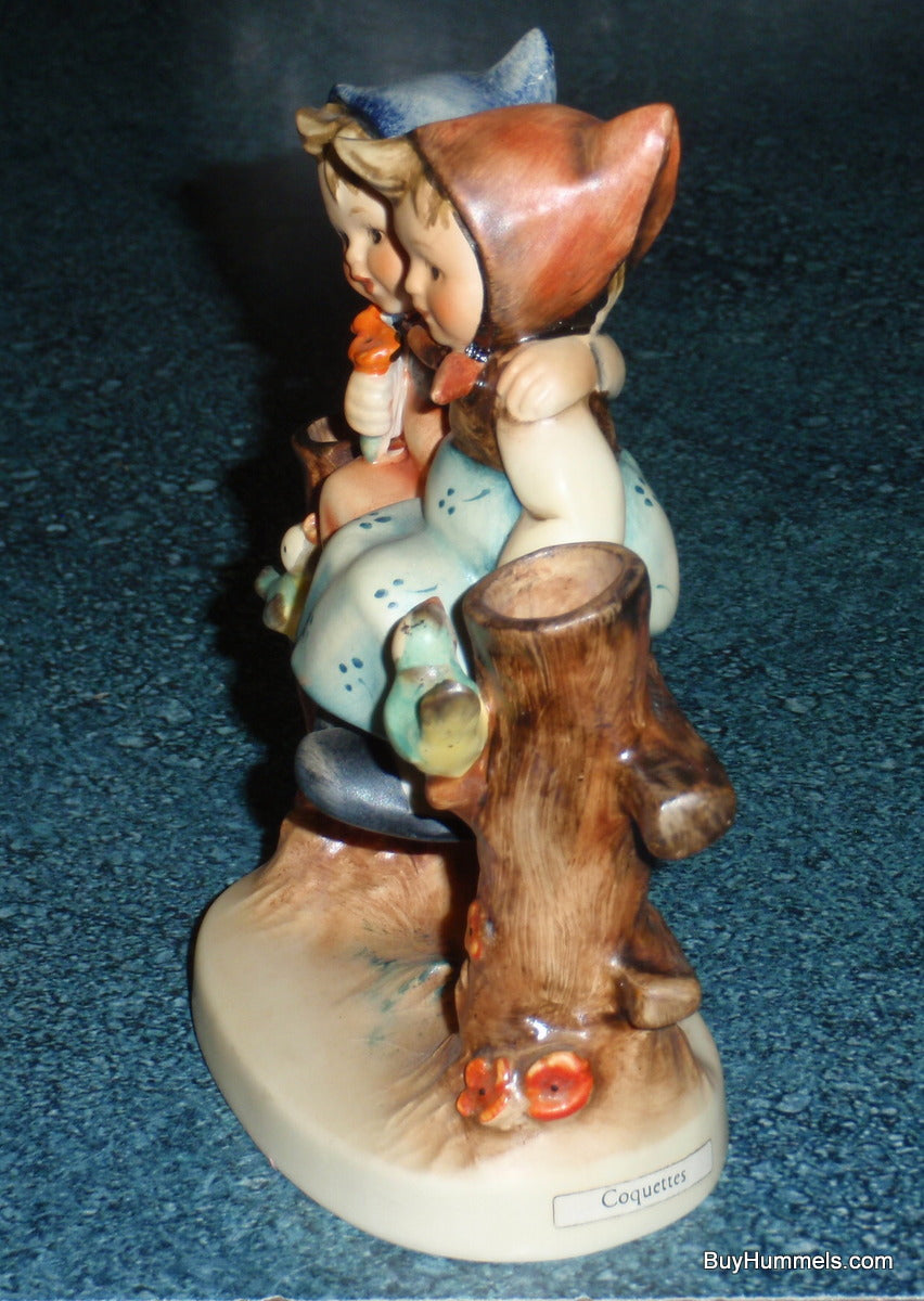 "Coquettes" Goebel Hummel Figurine #179 - Two BFFs On Fence - GREAT GIFT!