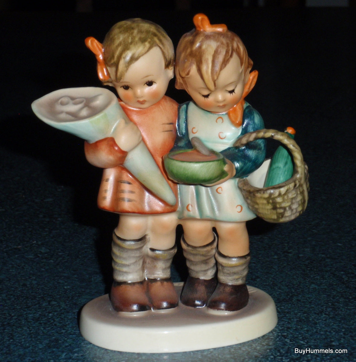 "Going To Grandma's" Hummel Figurine #52/0 - Two Girls On The Way To Grandma's House!