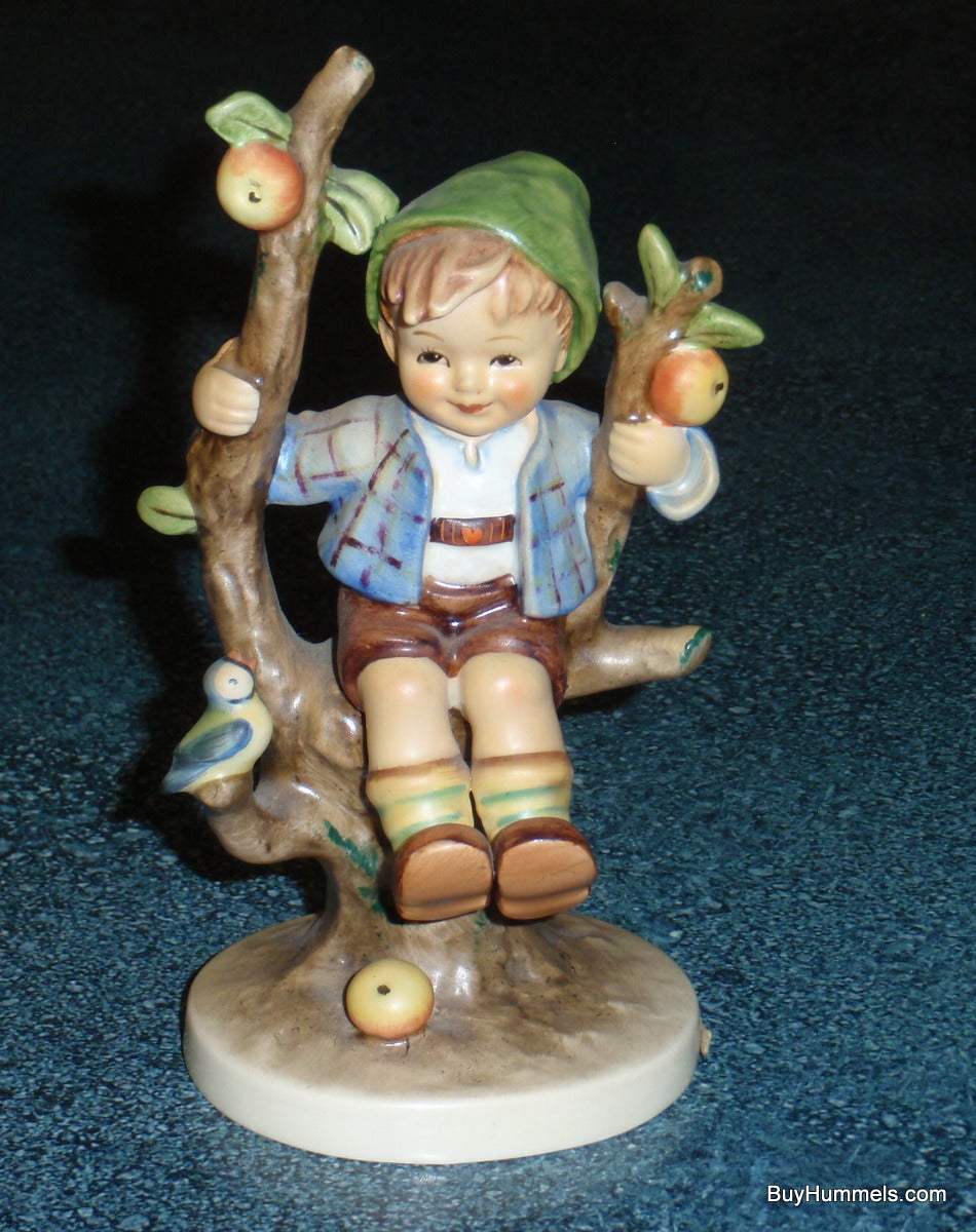 LARGE "Apple Tree Boy" With Bird Hummel Figurine #142/I - Boy In Apple Tree With Blue Bird!