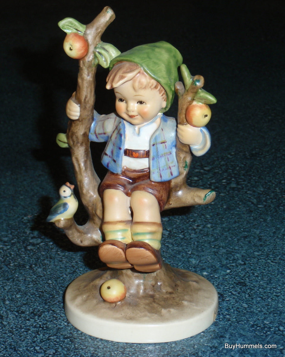 LARGE "Apple Tree Boy" With Bird Hummel Figurine #142/I - Boy In Apple Tree With Blue Bird!
