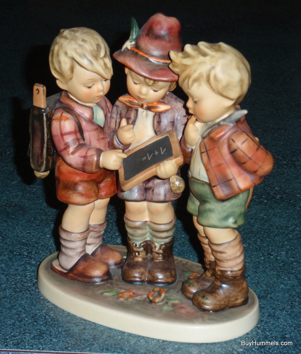 "School Boys" Goebel Hummel Figurine #170/I - Three Boys Learning Schoolwork!
