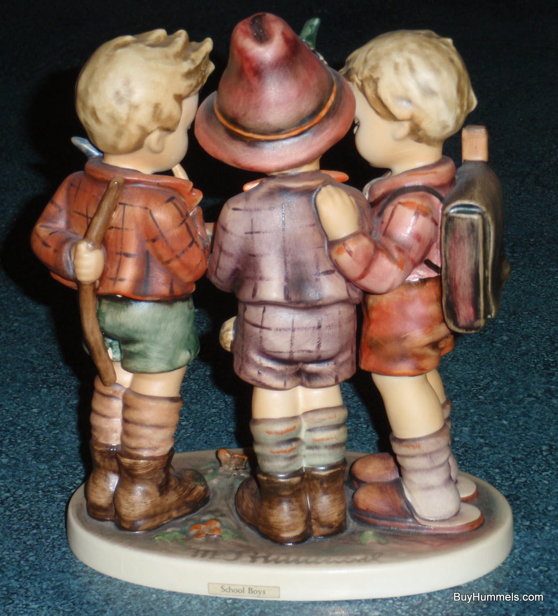 "School Boys" Goebel Hummel Figurine #170/I - Three Boys Learning Schoolwork!