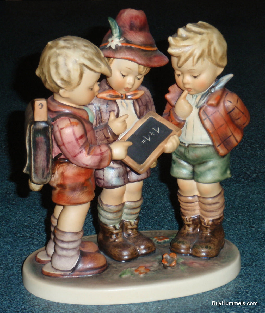 "School Boys" Goebel Hummel Figurine #170/I - Three Boys Learning Schoolwork!