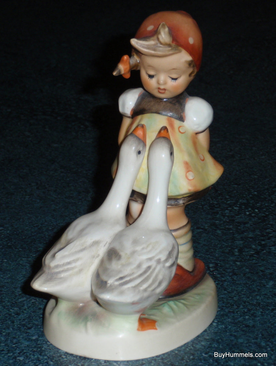 "Goose Girl" Goebel Hummel Figurine #47/0 - Little Girl With Geese!