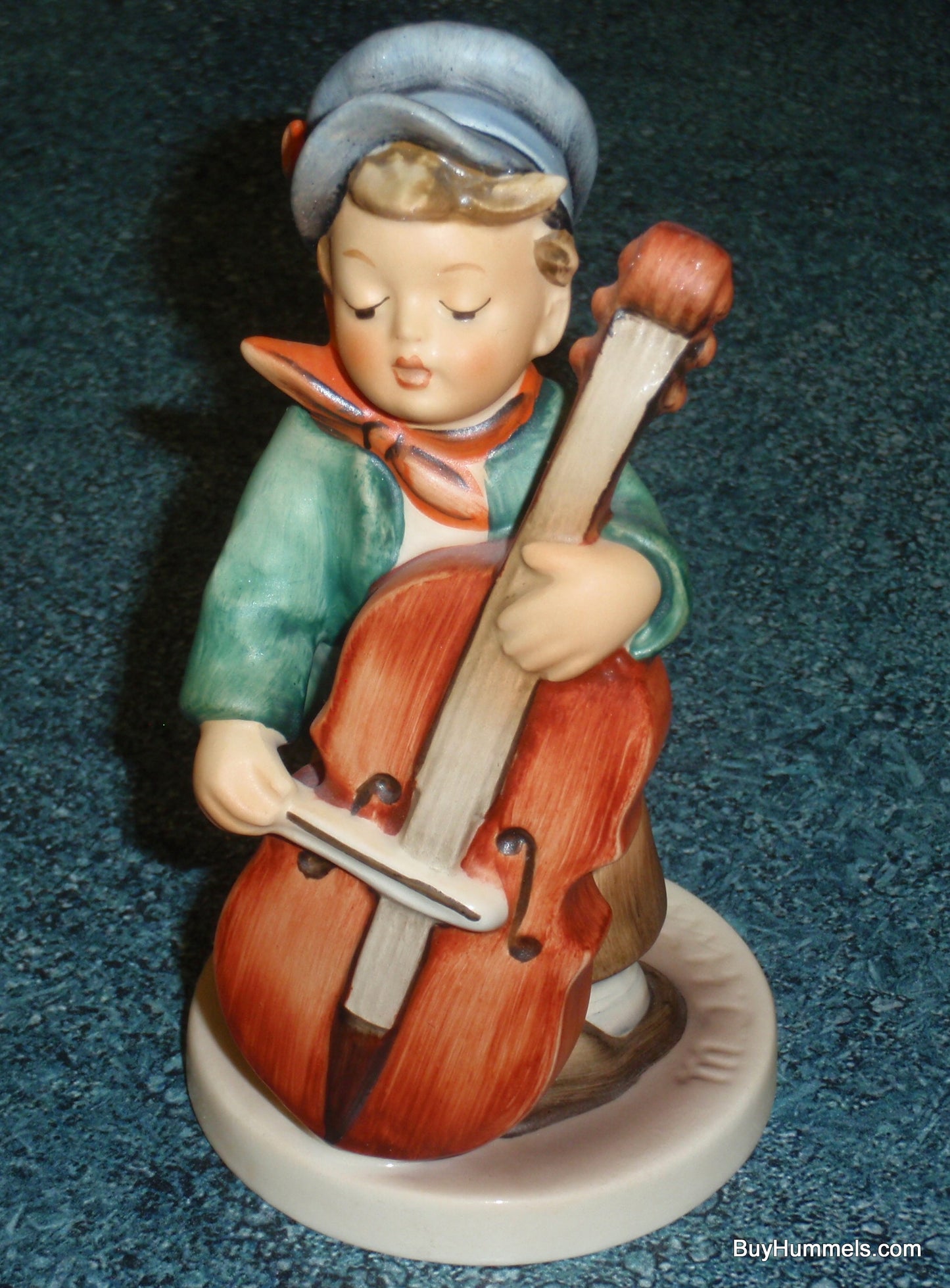 "Sweet Music" Goebel Hummel Figurine #186 - Boy Playing The Cello - CUTE GIFT!