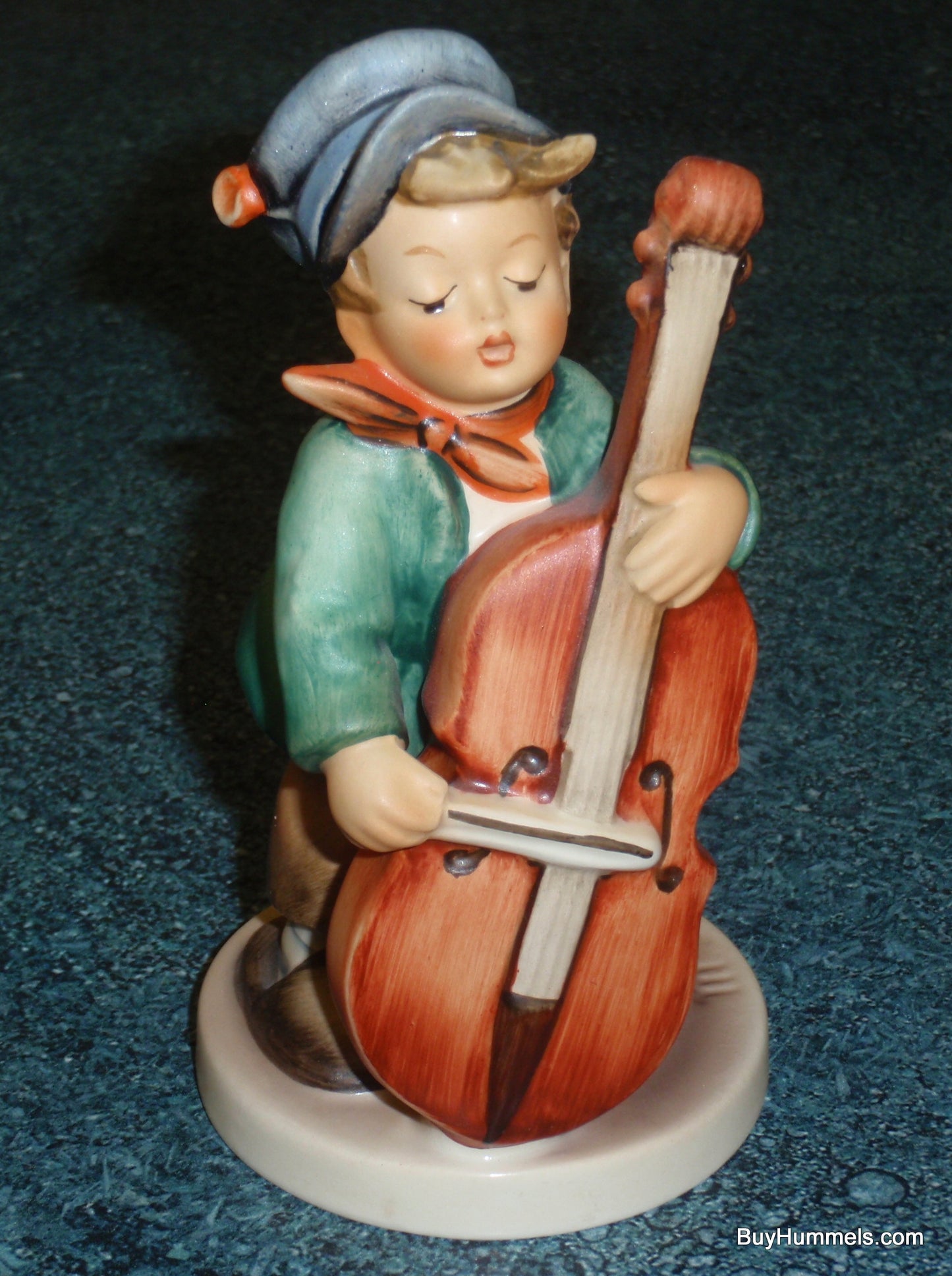 "Sweet Music" Goebel Hummel Figurine #186 - Boy Playing The Cello - CUTE GIFT!